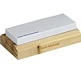 Image of RH Preyda Hard Arkansas Stone on Wood