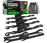 Image of Rhino USA 1 x 10' Retractable Ratchet Straps 4DDBC99A