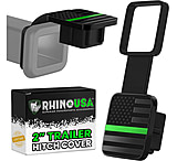 Image of Rhino USA 2in American Flag Hitch Cover
