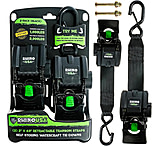 Image of Rhino USA 2x43in Retractable Transom Tie-Down Straps 2-Pack