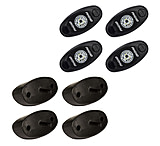 Image of Rigid Industries A-Series Rock Light Kit Blue Set w/ 4 Lights / Black Housing