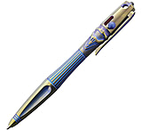Image of Rike Knife Titanium Pen Gold and Blue