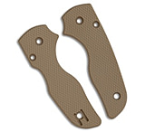 Image of Ripp's Garage Tech Spyderco Lil Native Coyote Tan Aluminum Scales A9C192A4