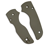 Image of Ripp's Garage Tech Spyderco Lil Native OD Green Ripple Aluminum Scales 70E7D1A9