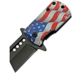 Image of Rite Edge 2 Us Waving Flag M Clip 1.50 in Stainless Steel Folding Knife
