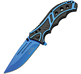 Image of Rite Edge Caution Linerlock A/O 3.75 in Stainless Steel Assisted Opening Folding Knife