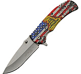 Image of Rite Edge Don't Tread Linerlock A/O CN300543US 3.50 in Stainless Steel Assisted Opening Folding Knife