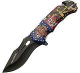 Image of Rite Edge Firefighter Linerlock A/O 3.50 in Stainless Steel Assisted Opening Folding Knife