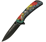 Image of Rite Edge Reaper Linerlock A/O Red 3.75 in Stainless Steel Assisted Opening Folding Knife