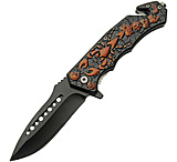 Image of Rite Edge Scorpion Linerlock Orange A/O 3.50 in Stainless Steel Assisted Opening Folding Knife