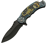 Image of Rite Edge Scorpion Warrior Linerlock A/O 3.75 in Stainless Steel Assisted Opening Folding Knife