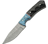 Image of Szco Rite Edge 3" Turquoise Micarta Skinner W/leather Shth