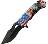 Image of Rite Edge USA Eagle Linerlock A/O 3.50 in Stainless Steel Assisted Opening Folding Knife