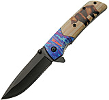 Image of Rite Edge Voodoo Linerlock Bear A/O 3.50 in Stainless Steel Assisted Opening Folding Knife