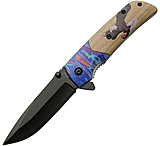 Image of Rite Edge Voodoo Linerlock Eagle A/O 3.50 in Stainless Steel Assisted Opening Folding Knife