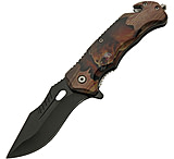 Image of Rite Edge Wildlife Linerlock AO Bear A/O 3.50 in Stainless Steel Assisted Opening Folding Knife