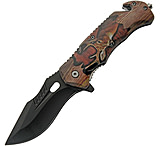 Image of Rite Edge Wildlife Linerlock AO Buck A/O 3.50 in Stainless Steel Assisted Opening Folding Knife