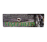Image of River's Edge 10.5in.x 3.5in. 30 Gauge Steel Rolled Edged Tin Sign