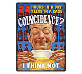 Image of River's Edge 24 Hours / Beers Tin Sign 12x17 1446