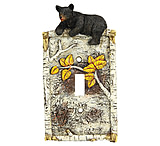 Image of River's Edge Birch Bear Single Switch Cover 611
