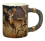 Image of River's Edge Deluxe Mug Deer/Farm Scene
