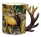 Image of River's Edge Deluxe Mug Elk Scene