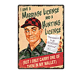 Image of River's Edge Marriage/hunting License Sign 1455