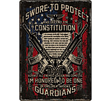 Image of River's Edge Rivers Edge Embossed Sign 12&quot;x 17&quot; Guardians Of Constitution