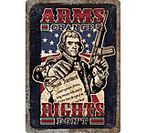 Image of River's Edge Rivers Edge Embossed Sign 12&quot;x17&quot; &quot;arms Change&quot;