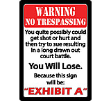 Image of River's Edge Rivers Edge Embossed Sign 12&quot;x17&quot; &quot;exhibit A&quot;