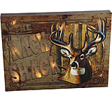 Image of River's Edge Rivers Edge Led Lighted Wall Sign &quot;rack Shack&quot; 12&quot;x16&quot; 3aa