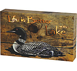 Image of River's Edge Rivers Edge Led Sign Box 8"x5" "life Better At Lake" 3aa