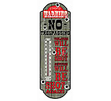 Image of River's Edge Thermometer "violators Will Be Shot"