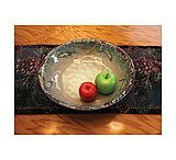 Image of River's Edge Bowl Round Melamine 13.5in - Fish
