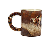 Image of River's Edge Ceramic Mug 3D 15oz - Horse Scene