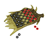 Image of River's Edge Checkerboard Set - Moose Antler