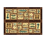 Image of River's Edge Door Mat Woven 52in x 37in - Fishing