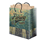 Image of River's Edge Gift Bag Medium w/ Tissue Paper - Fishing Happy