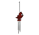Image of River's Edge LED Solar Garden Lights/Chime - Cardinal