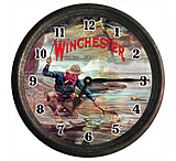 Image of River's Edge Winchester Fisherman By Stream Wall Clock