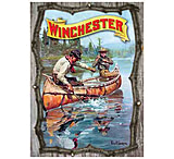 Image of Rockin' W Brand Winchester &quot;fishermen In Canoe&quot; Twig Sign