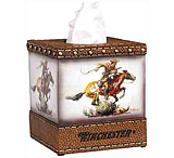 Image of Rockin' W Brand Winchester Horse &amp; Rider Tissue Box !