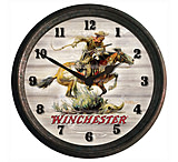 Image of River's Edge Winchester Horse &amp; Rider Wall Clock