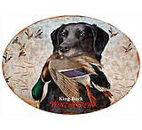 Image of River's Edge Oval Sign 12x17in