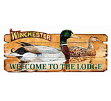 Image of River's Edge Winchester Sign &quot;welcome To Lodge&quot; 34&quot;x14&quot;