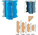 Image of Roman Carbide 1-Crown Moulding 3-Dia. Bore