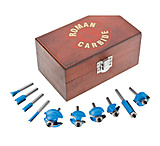 Image of Roman Carbide 10 pc. 1/4in, General Purpose Router Bit Set Shank