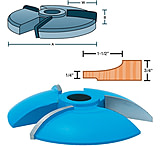 Image of Roman Carbide Convex Panel 1-Bore