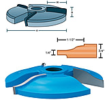 Image of Roman Carbide Ogee Panel 1-Bore