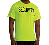 Rothco 2-Sided Security T-Shirt - Men's, Small, Safety Green, 11035-S